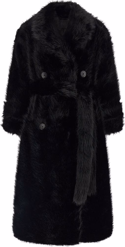 B&B COUTURE Black Polyester Coat