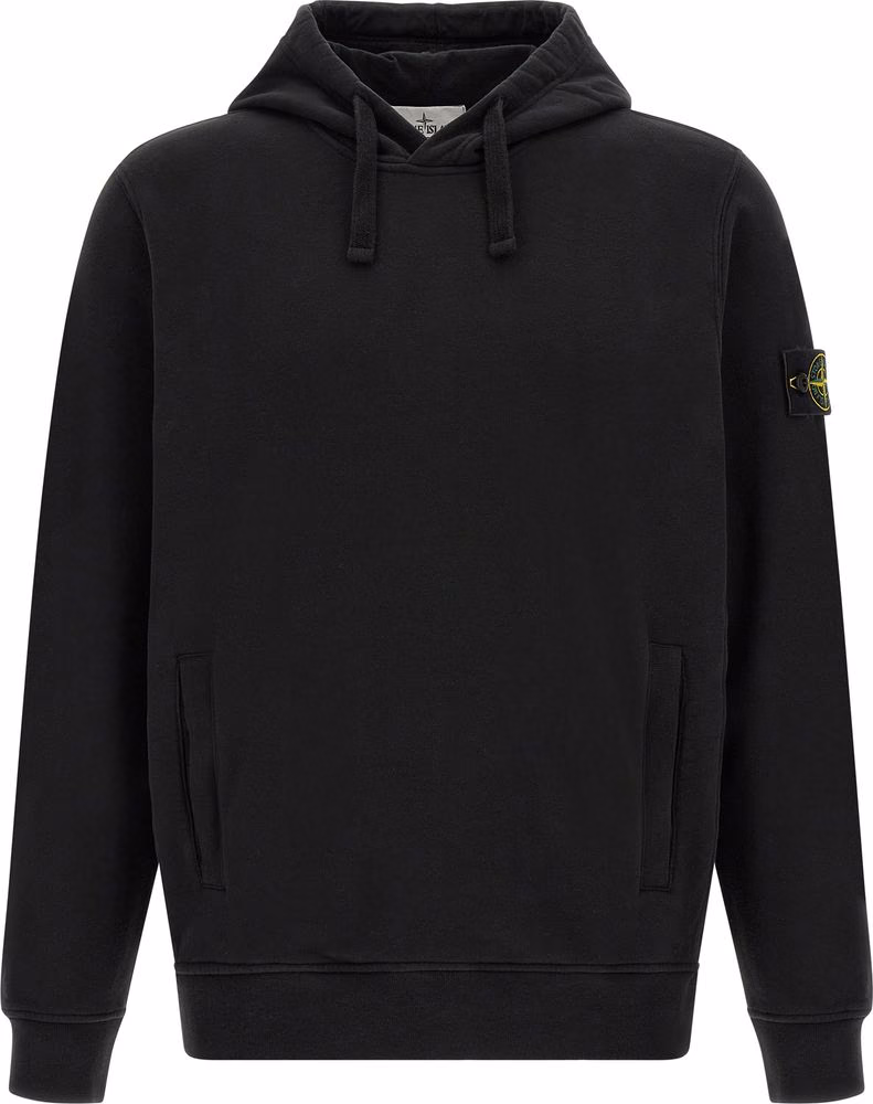 Stone Island Black Cotton Sweatshirt
