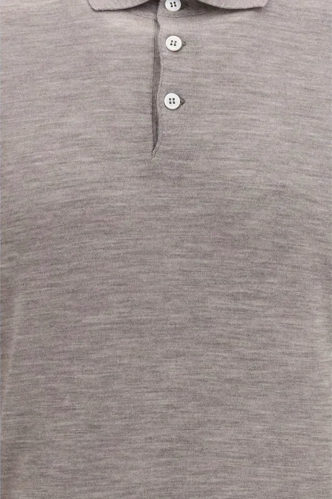 Brunello Cucinelli Gray Cashmere Sweatshirt