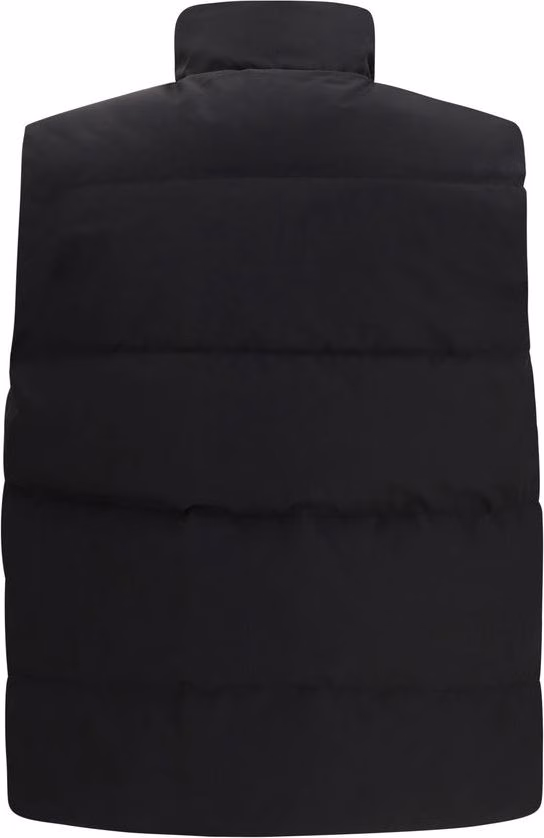Canada Goose Black Recycled Polyester Sleeveless Jacket