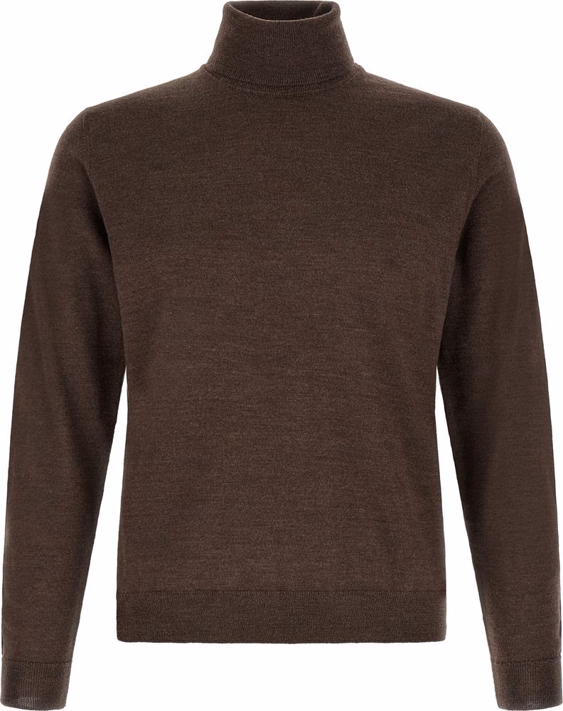 ZANONE Brown Virgin Wool Cardigan