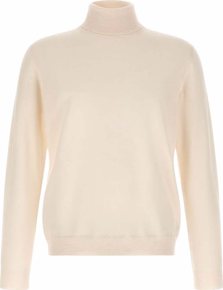 ZANONE White Virgin Wool Cardigan