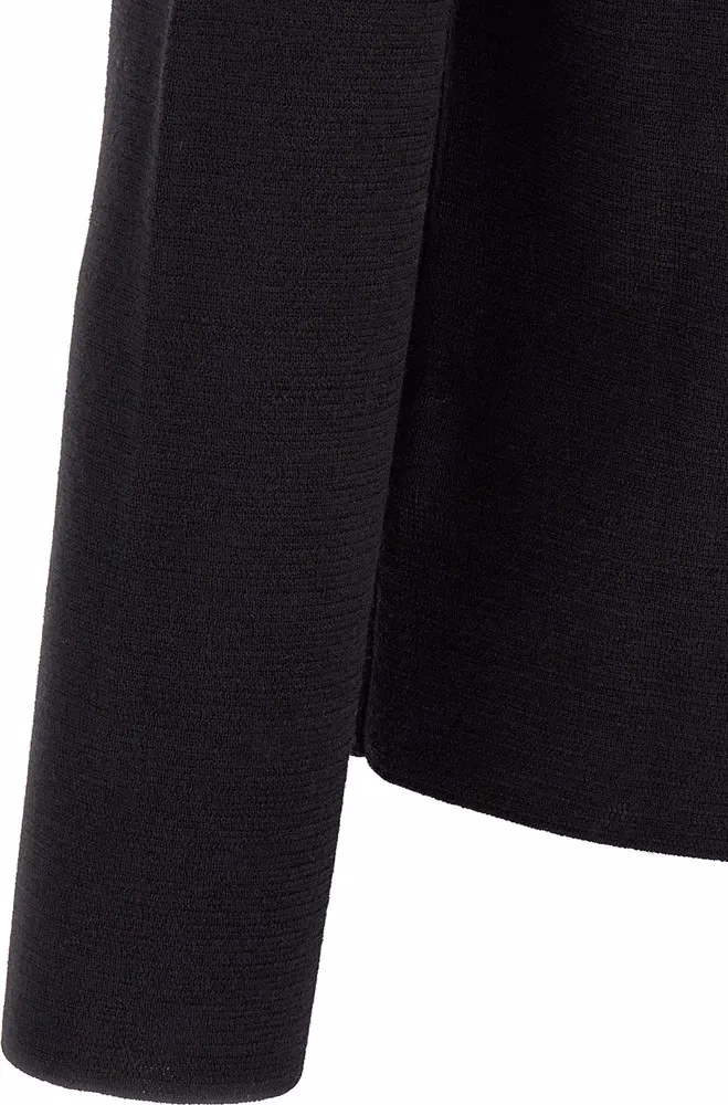 ZANONE Black Virgin Wool Cardigan