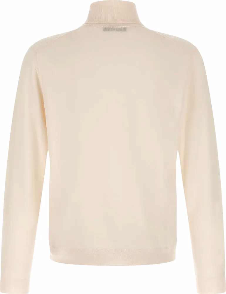 ZANONE White Virgin Wool Cardigan