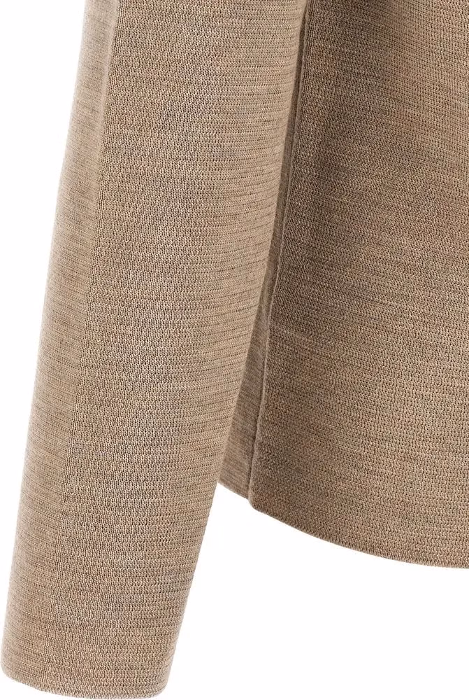 ZANONE Beige Virgin Wool Cardigan