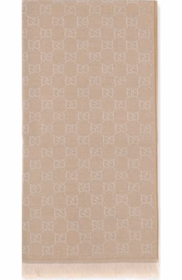 Beige Wool Oves Aries Foulard