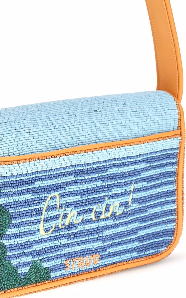 Staud Multicolor Rayon Shoulder Bag