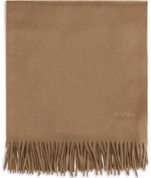 Max Mara Beige Cashmere Scarf