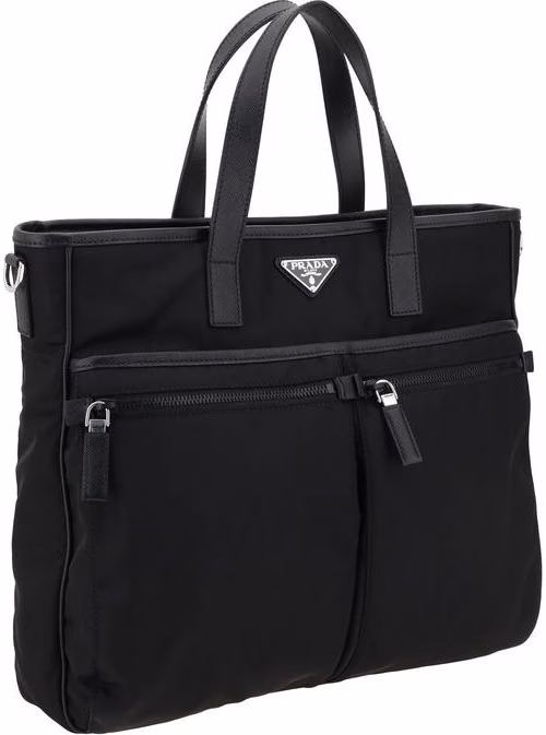 Prada Black Nylon Shoulder Bag