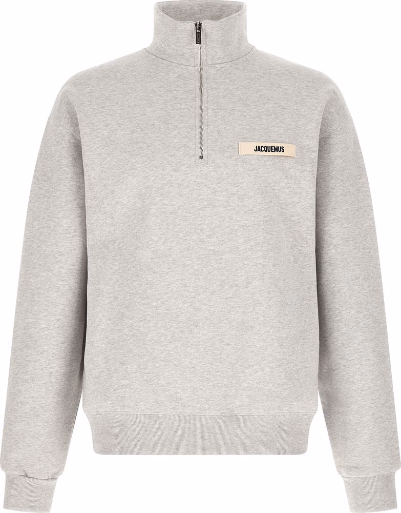 Jacquemus Gray Cotton Sweatshirt
