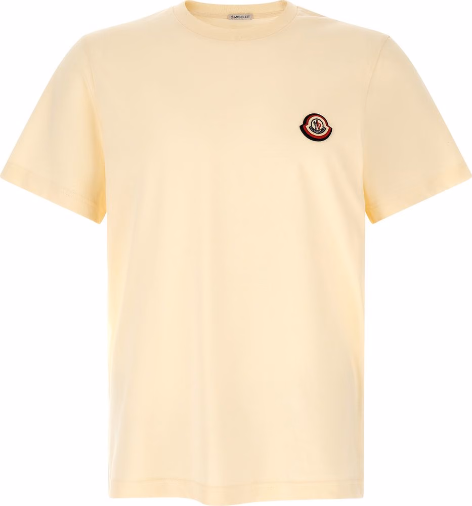 Moncler White Cotton T-Shirt