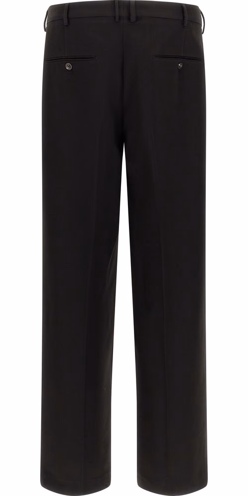 CELLAR DOOR Black Polyester Dress Pants