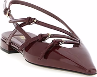 Bordeaux Calfskin Ballet Flats 2