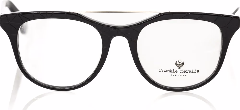 Frankie Morello Black Acetate Men Frame
