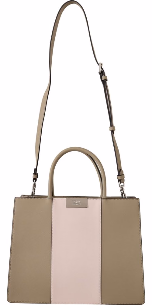 Karl Lagerfeld Sage Green Polyurethane Tote Shoulder Bag