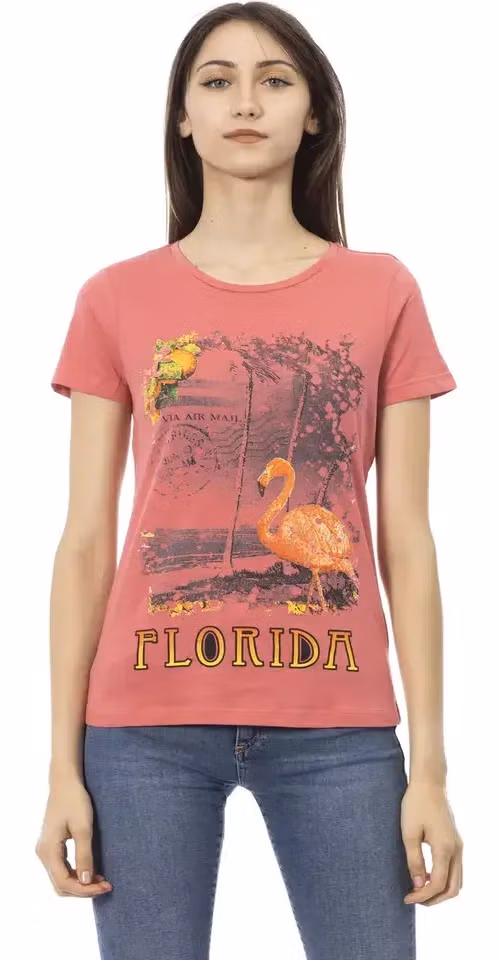 Trussardi Action Multicolor Cotton Women T-Shirt
