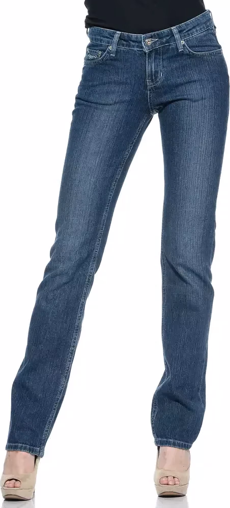 Ungaro Fever Blue Cotton Women Jeans
