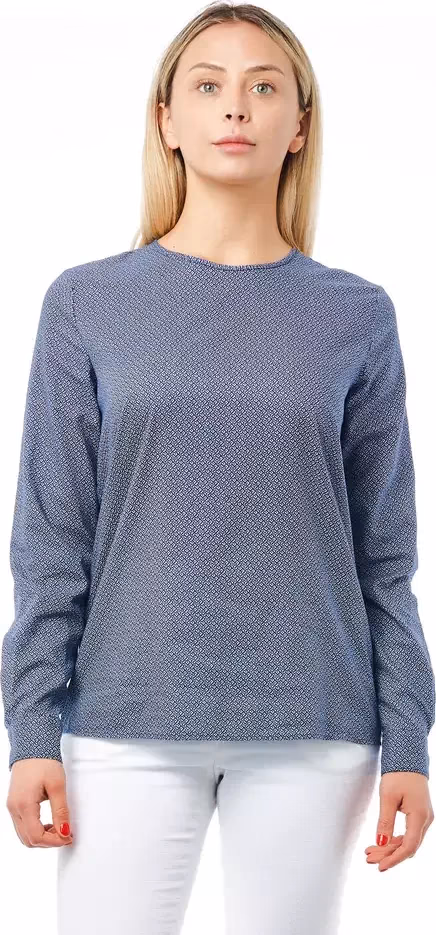 Bagutta Blue Cotton Women Shirt