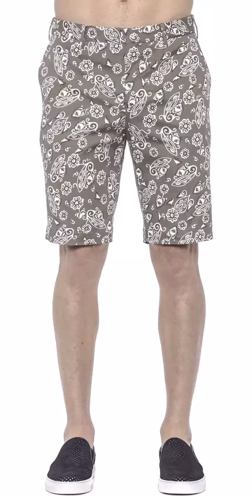 PT Torino Green Cotton Men Bermuda Short