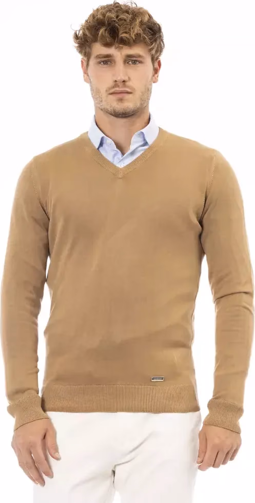 Baldinini Trend Beige Modal Men Sweater