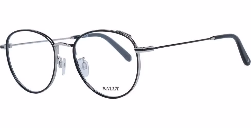 Bally Black Metal Glasses (Frames)
