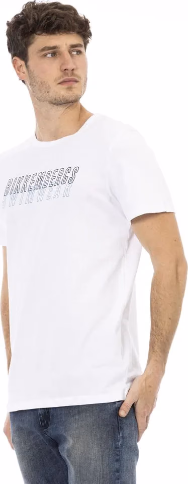 Bikkembergs Black Cotton Men T-Shirt