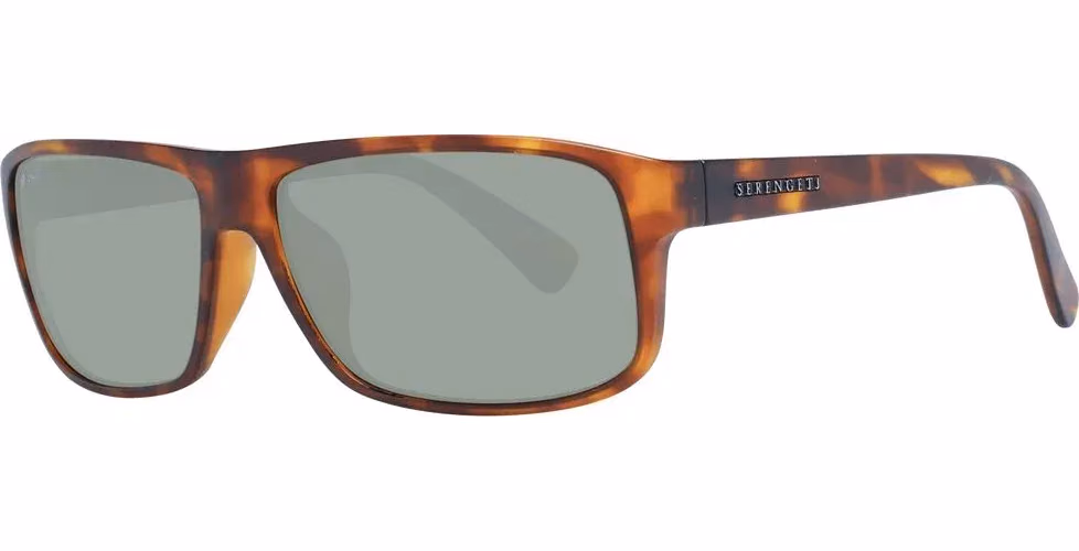 Serengeti Brown Plastic Sunglasses