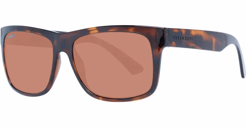 Serengeti Brown Plastic Sunglasses