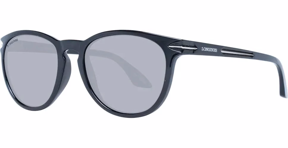 Longines Black Plastic Sunglasses