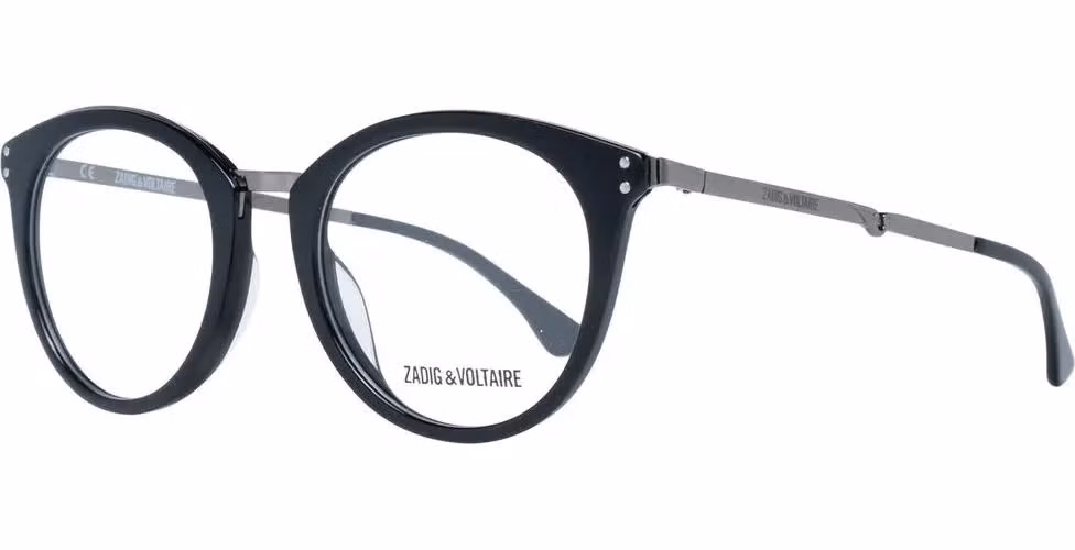 Zadig & Voltaire Black Unisex Optical Frames