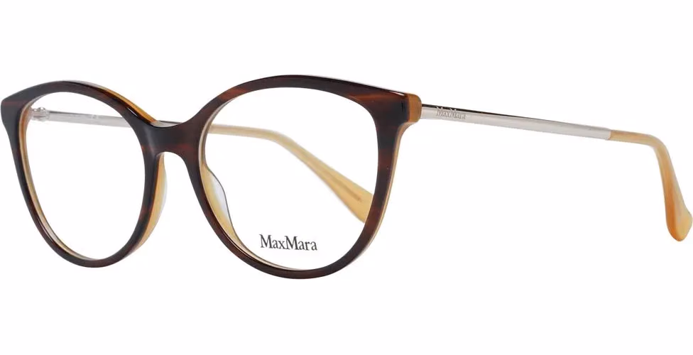 Max Mara Brown Metal & Plastic Glasses (Frames)