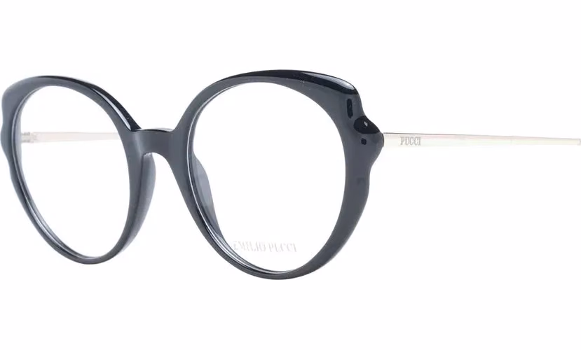 Emilio Pucci Black Plastic Glasses (Frames)