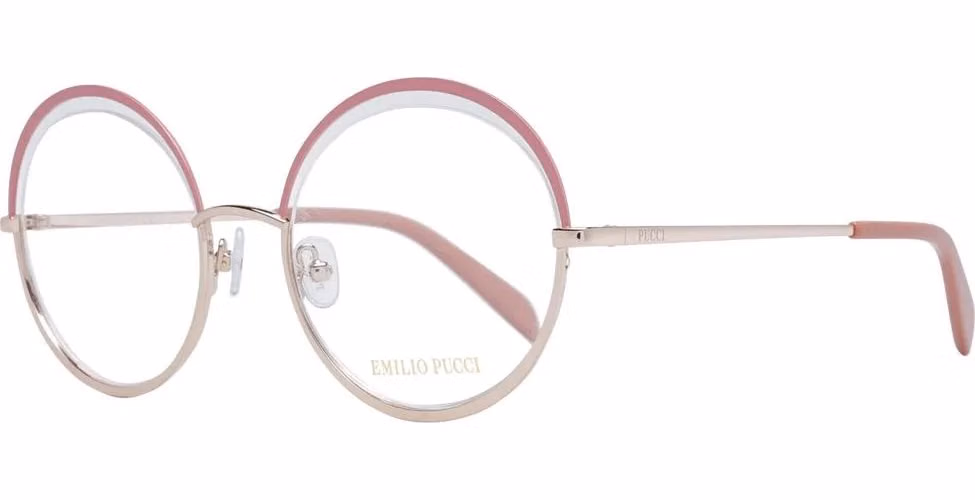 Emilio Pucci Pink Metal Glasses (Frames)