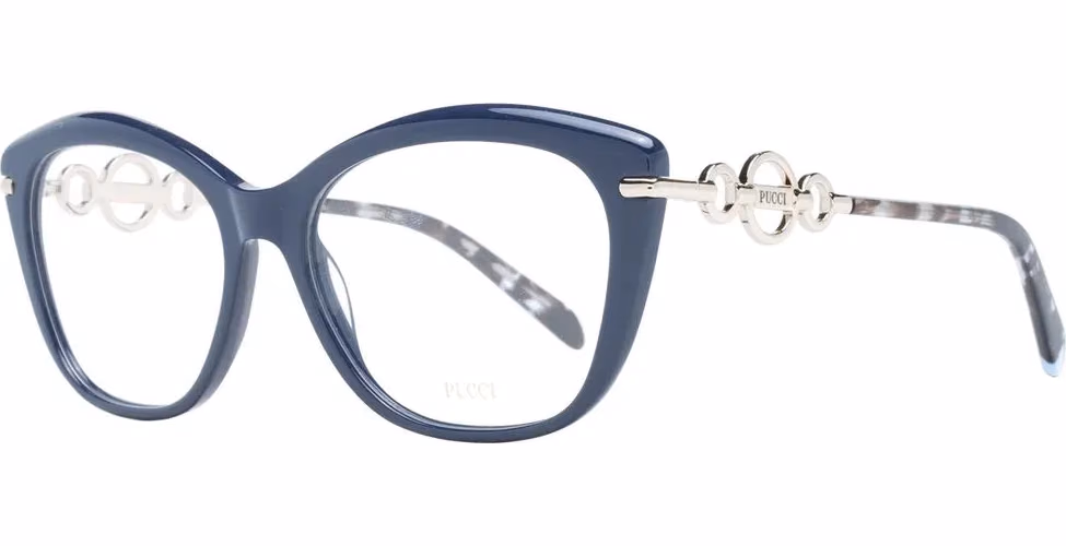 Emilio Pucci Blue Plastic Glasses (Frames)