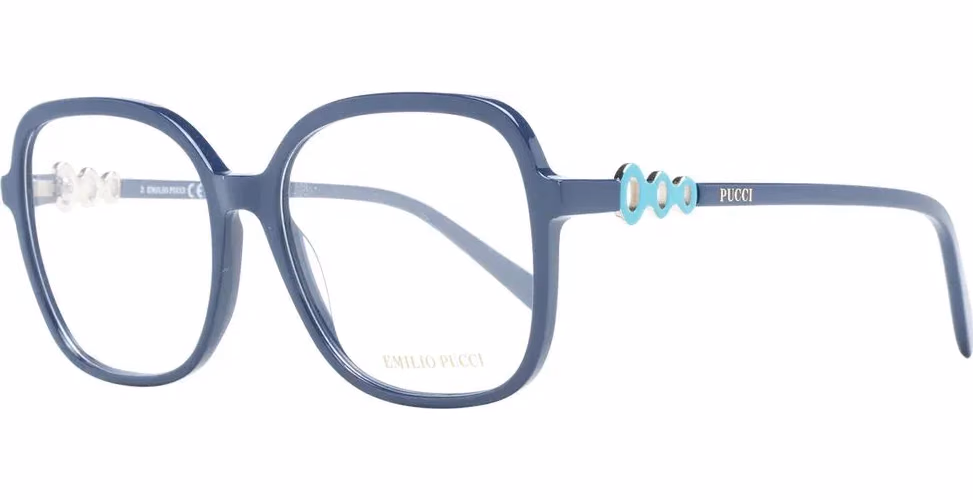 Emilio Pucci Blue Plastic Glasses (Frames)