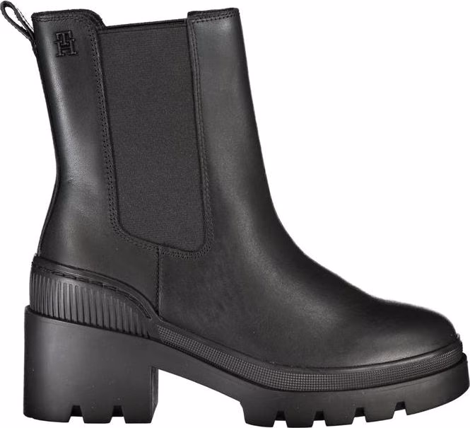 Tommy Hilfiger Black Polyester Boot