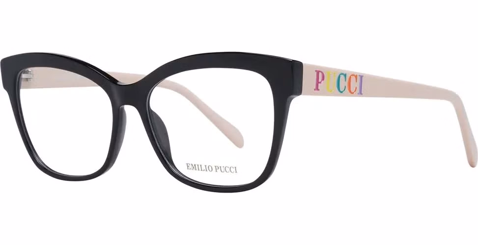 Emilio Pucci Black Plastic Glasses (Frames)