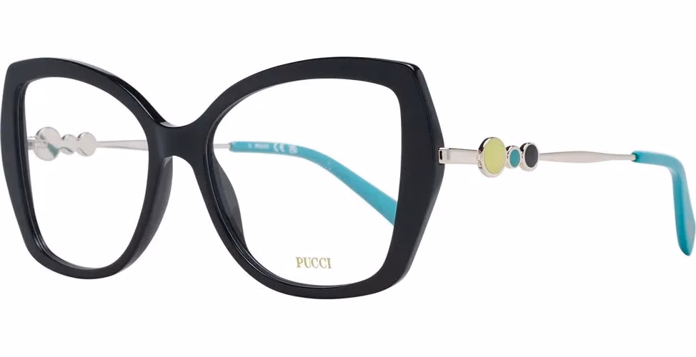 Emilio Pucci Black Plastic Glasses (Frames)