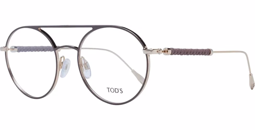 Tod's Brown Metal Glasses (Frames)