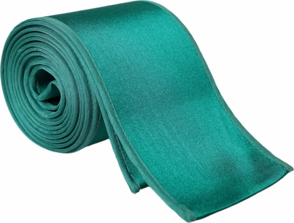 Dolce & Gabbana Green Silk Satin Waist Women Belt