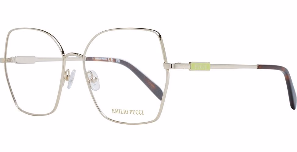 Emilio Pucci Gold Metal Glasses (Frames)