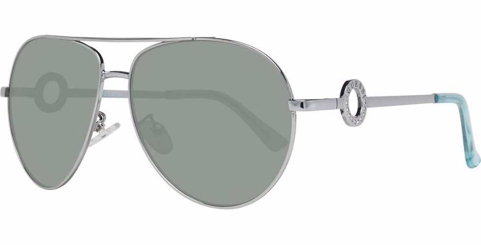 Guess Silver Metal Sunglasses