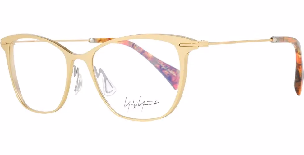 Yohji Yamamoto Gold Metal Glasses (Frames)
