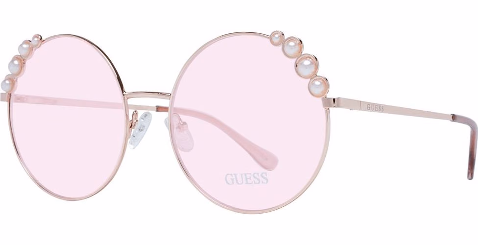 Guess Rose Gold Metal Sunglasses