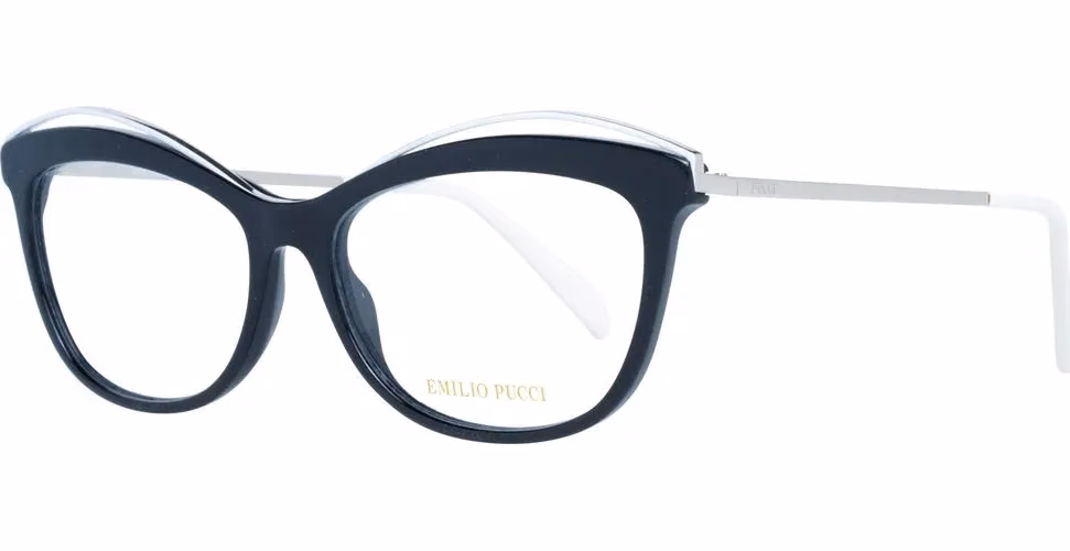 Emilio Pucci Black Metal & Plastic Glasses (Frames)