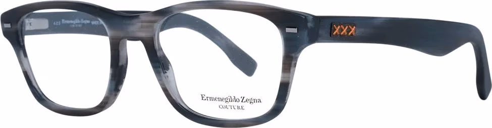 Ermenegildo Zegna Gray Plastic Glasses (Frames)