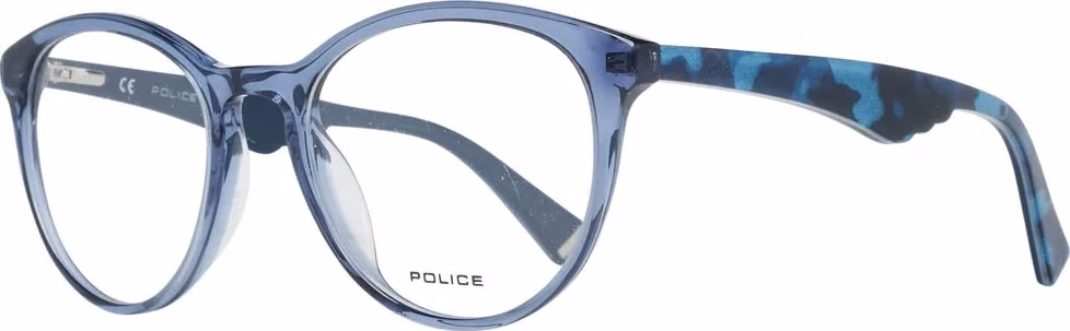 Police Blue Plastic Glasses (Frames)
