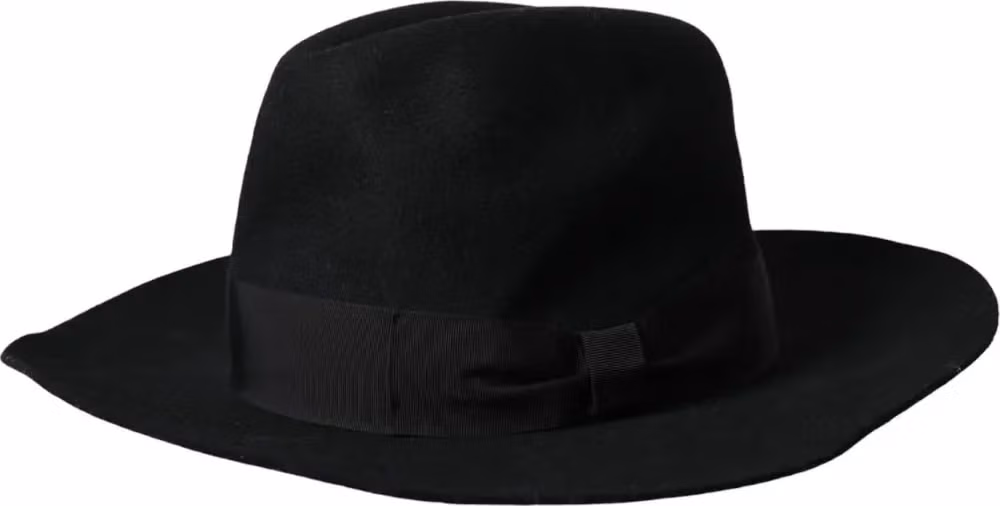 Dolce & Gabbana Black Rabbit Fedora Trilby Women Hat