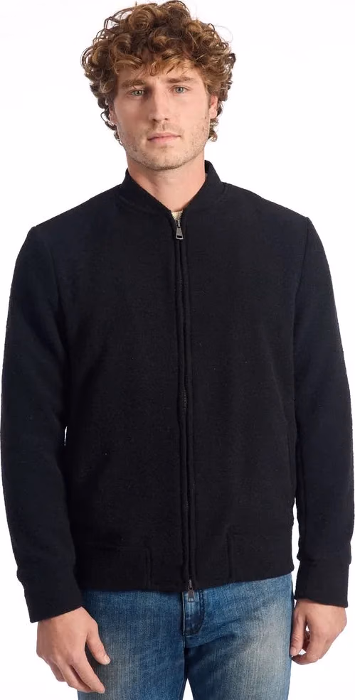 Roberto Pepe Luxury Black Wool Men's Jacket