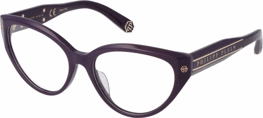 Philipp Plein Purple Cellulose Acetate Glasses (Frames)